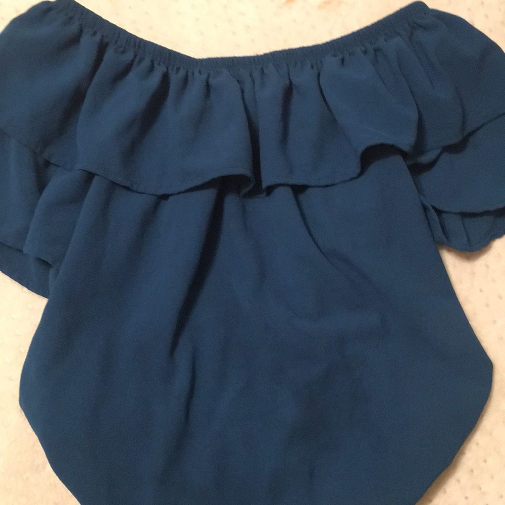 Blue agaci top